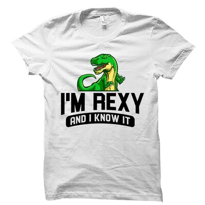 Dinosaur Shirt. Funny Dinosaur Gift. Trex Shirt. Dino T-Shirt. Dino Gift - image1
